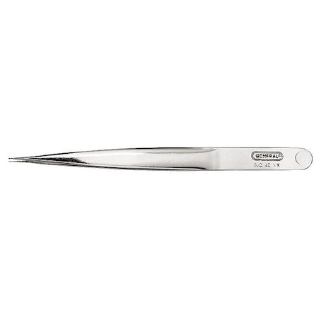 Industrial Tweezers, Sharp Point, 4 1/2 In MPN:401XX