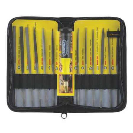 Needle File Set, Swiss, 5-1/2 In. L MPN:707475