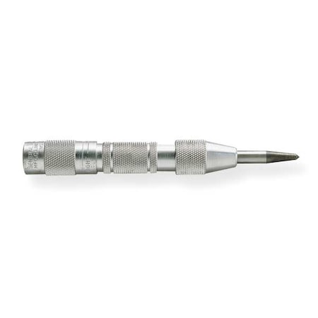 Automatic Center Punch, Length 5 in, Length 5 in, Replaceable Point MPN:77