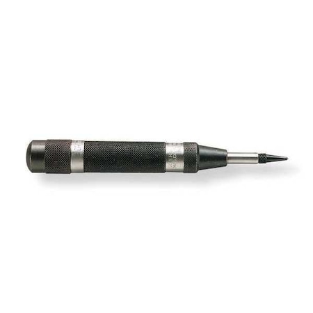 Automatic Center Punch, Length 5 5/8 in, Diameter 5/8 in, Replaceable Point MPN:78