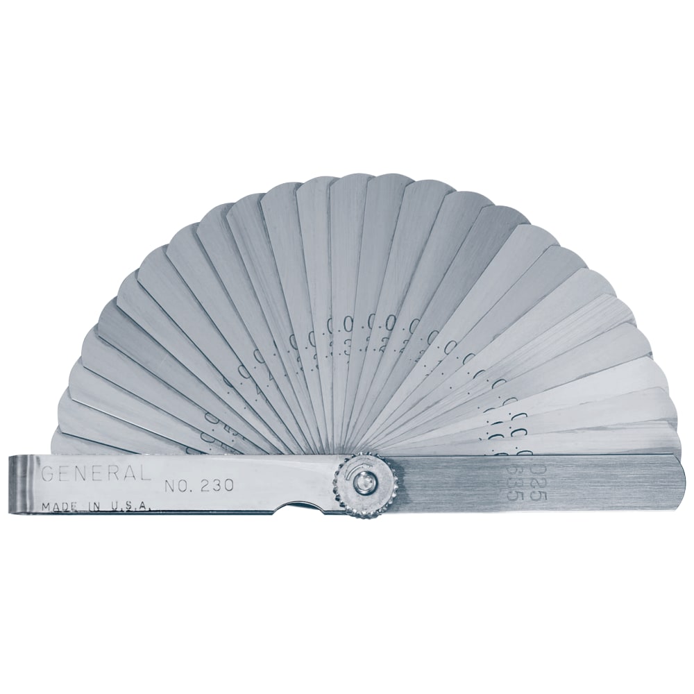 General Tools 26 Leaf 3 Feeler Gage .0015 To .025 MPN:318-230