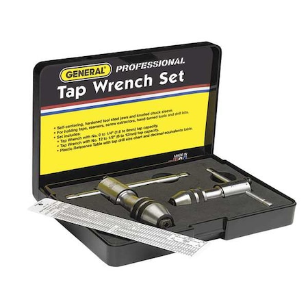Ratcheting Tap Wrench Set MPN:165