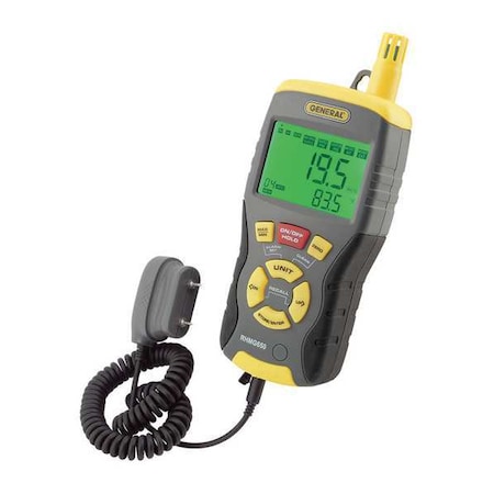Moisture Meter, Pin/Pinless, 3/4inDepth MPN:RHMG650