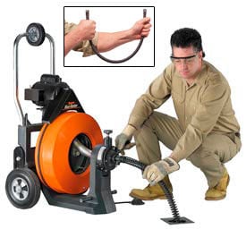 General Wire P-MX-E Maxi-Rooter Drain/Sewer Cleaning Machine W/ (2) 5/8