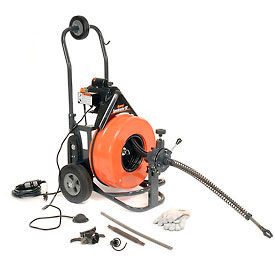 General Wire P-S92-C Speedrooter 92 Drain/Sewer Cleaning Machine w/100' x 3/4