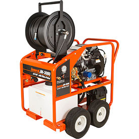 General Wire JM-3080-A Gas Water Jet Drain/Sewer Cleaning Machine w/250'x3/8