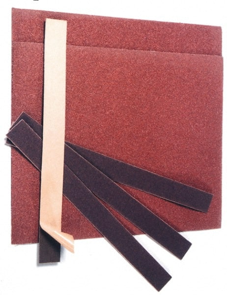 Adhesive Back Sanding Sheet: Aluminum Oxide, 100 Grit, 1