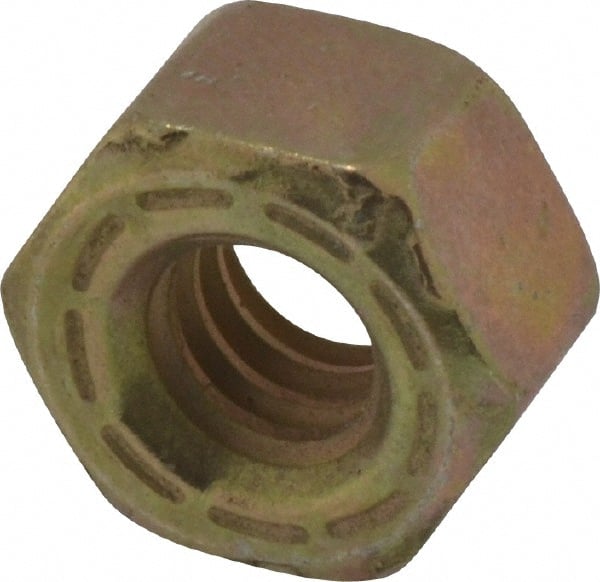 Hex Nut: 1/4-20, Grade L9 Steel, Yellow Zinc Dichromate, Cadmium & Waxed Finish MPN:444002PR