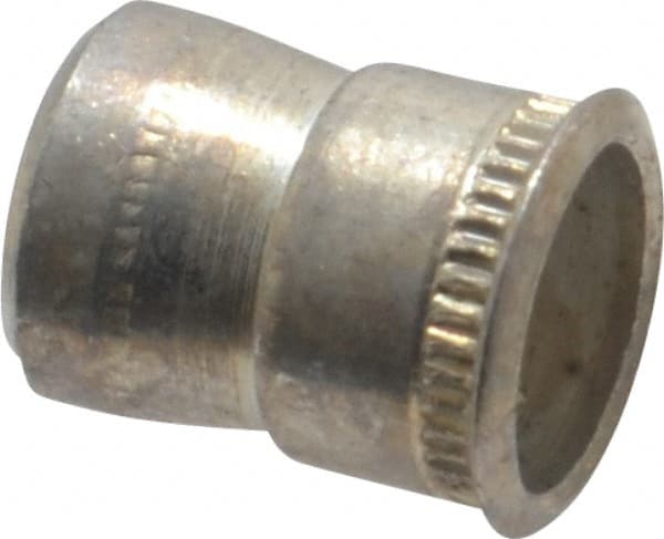 #10-32 UNF, Cadmium-Plated, Steel Knurled Rivet Nut Inserts MPN:ATS9T-1032