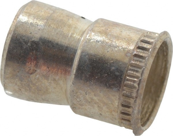 #8-32 UNC, Cadmium-Plated, Steel Knurled Rivet Nut Inserts MPN:ATS9T-832