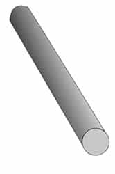 Plastic Rod: Polypropylene, 3' Long, 5