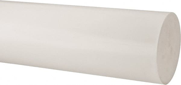 Plastic Rod: Polypropylene, 2' Long, 6