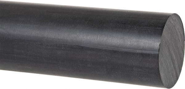 Plastic Rod: Polyphenylene Oxide (Noryl), 4' Long, 1-3/4