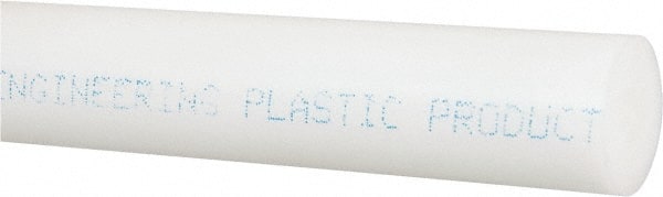 Plastic Rod: Acetal, 8' Long, 1/4
