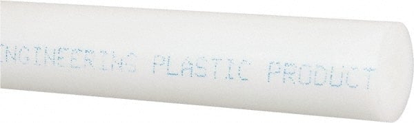 Plastic Rod: Acetal, 4' Long, 1/4
