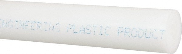 Plastic Rod: Acetal, 8' Long, 9/16