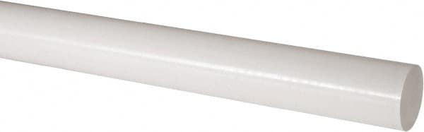 Plastic Rod: Acetal, 2' Long, 2-1/4