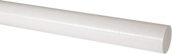 Plastic Rod: Acetal, 1' Long, 2-1/2