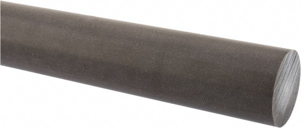 Plastic Rod: Acetal (PTFE-Filled), 1' Long, 1-3/4