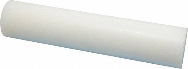 Plastic Rod: Polyethylene, 1' Long, 2-1/2
