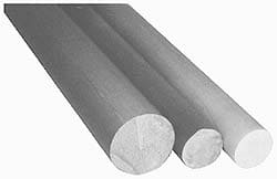 Plastic Rod: Paper-Base Phenolic Laminate, 4' Long, 7/8
