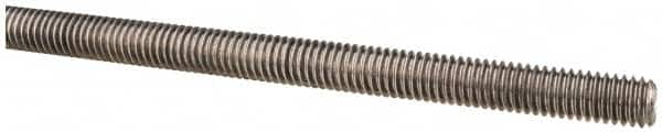 General-Purpose Threaded Rod: 3/8-16, 6' OAL, Low-Carbon Steel, Oil Finish MPN:01096