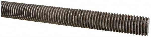General-Purpose Threaded Rod: 5/8-11, 6' OAL, Low-Carbon Steel, Oil Finish MPN:01136