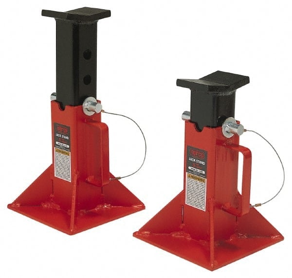 Transmission & Engine Jack Stands, Load Capacity: 10000.0lb , Chassis Width: 9in , Chassis Length: 9in , Saddle Width: 3in  MPN:81205