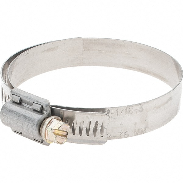 Worm Gear Clamp: SAE 40, 2-1/16 to 3