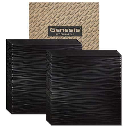 Drifts Ceiling Tile, 24 in W x 24 in L, 12 PK MPN:75107