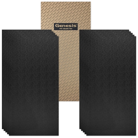 Stucco Pro Ceiling Tile, 48 in W x 24 in L, 10 PK MPN:76507