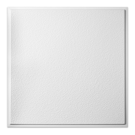 Stucco Pro Ceiling Tile, 24 in W x 24 in L, 12 PK MPN:77000