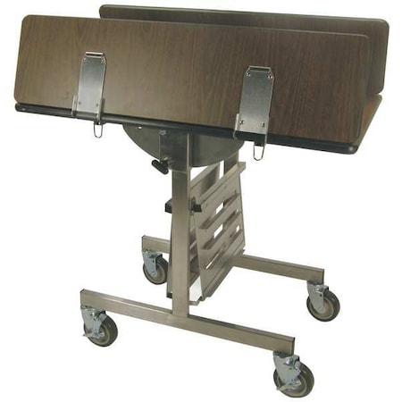 Simplicity Room Service Table, Rectangle Flip-Up Top, Tri-Fold Leaves MPN:74410