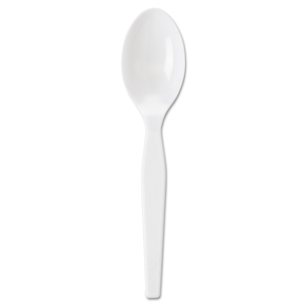 Dixie Individually Wrapped Polystyrene Teaspoons, White, Pack Of 1, 000 MPN:TM23C7