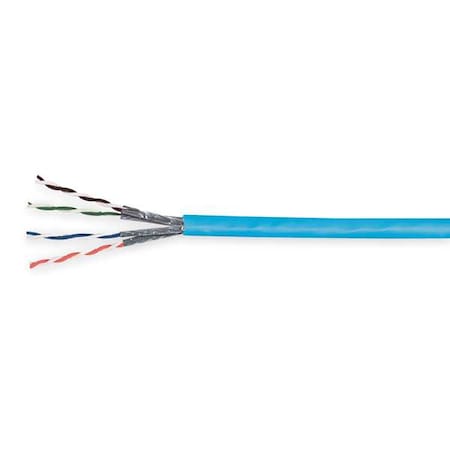Data Cable, Cat 5e, 24 AWG, 1000ft, Blue MPN:2133496E