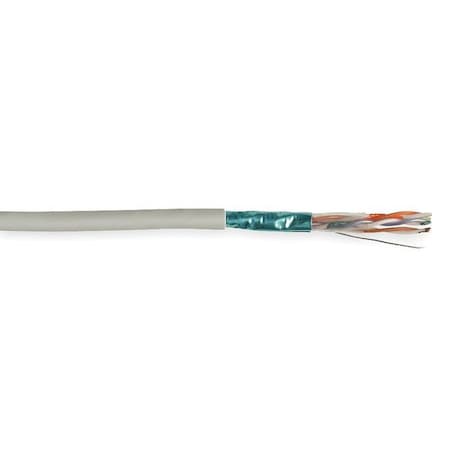 Data Cable, Cat 5e, 24 AWG, 1000ft, White MPN:2133774E