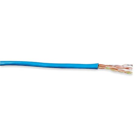 Data Cable, Cat 5e, 24 AWG, 100ft, Blue MPN:5131278E