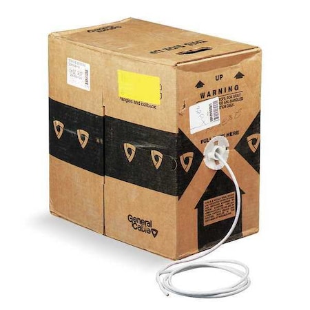 Data Cable, Cat 5e, 24 AWG, 1000ft, Gray MPN:5133200E