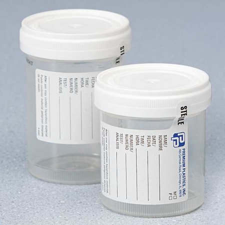Specimen Container With Lid, 3 Oz, PK400 MPN:M4937