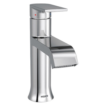 Manual Low Arc Bathroom Faucet, Single Hole Mount, Chrome 1 Hole MPN:6702