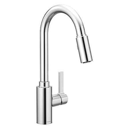 Gooseneck Kitchen Faucet, Manual, Single Hole Mount, 1 or 3 Hole Residential / Commercial MPN:7882