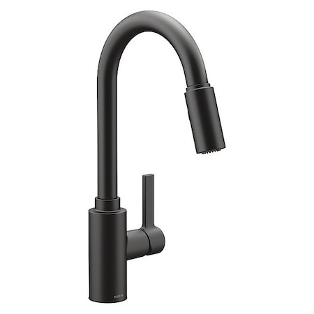 Gooseneck Kitchen Faucet, Manual, Single Hole Mount, 1 or 3 Hole Residential / Commercial MPN:7882BL