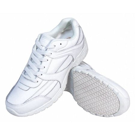 Men's Men's Jogger Shoe, 8.5 M, Leather, White MPN:1015-8.5M