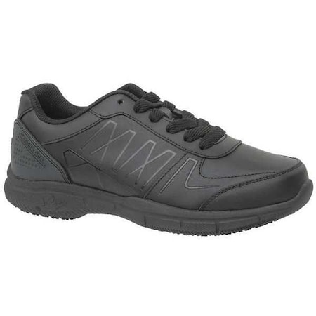 Women's Athletic Shoe, 9 EE, Leather, 4 in Height, Black MPN:160-9W