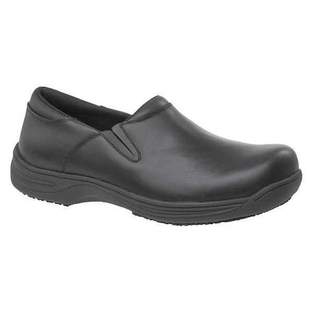 470, Women's Loafer Shoe, 7 Medium, Leather, 4 in Height, Black MPN:470-7M