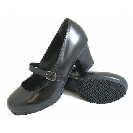 Women's Women's Mary Jane Shoes, 9 M, Leather, Black MPN:8200-9M
