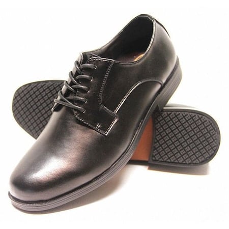 Men's Men's Oxford Dress Shoes, 8.5 W, Leather, Black MPN:9540-8.5W