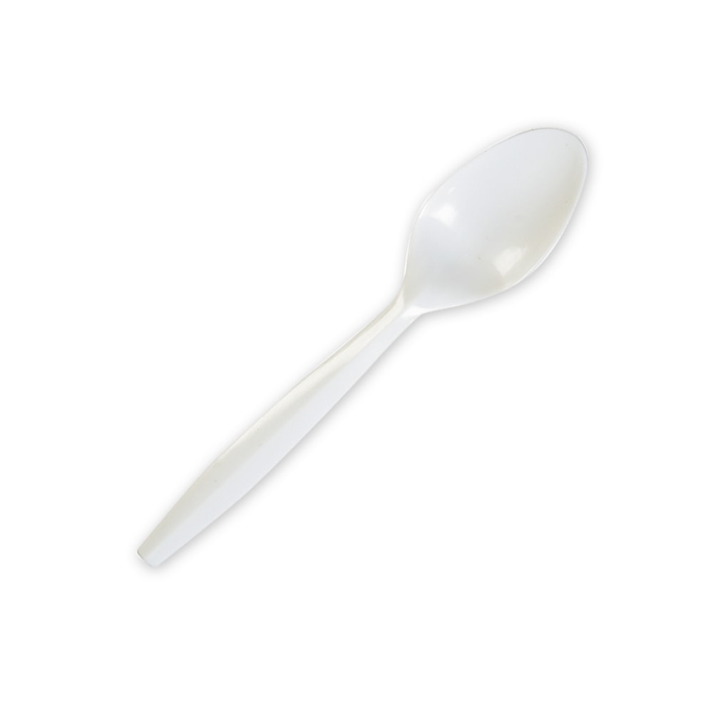 Genuine Joe Heavy/Medium-Weight Polypropylene Spoons, White, Box Of 1, 000 MPN:20002