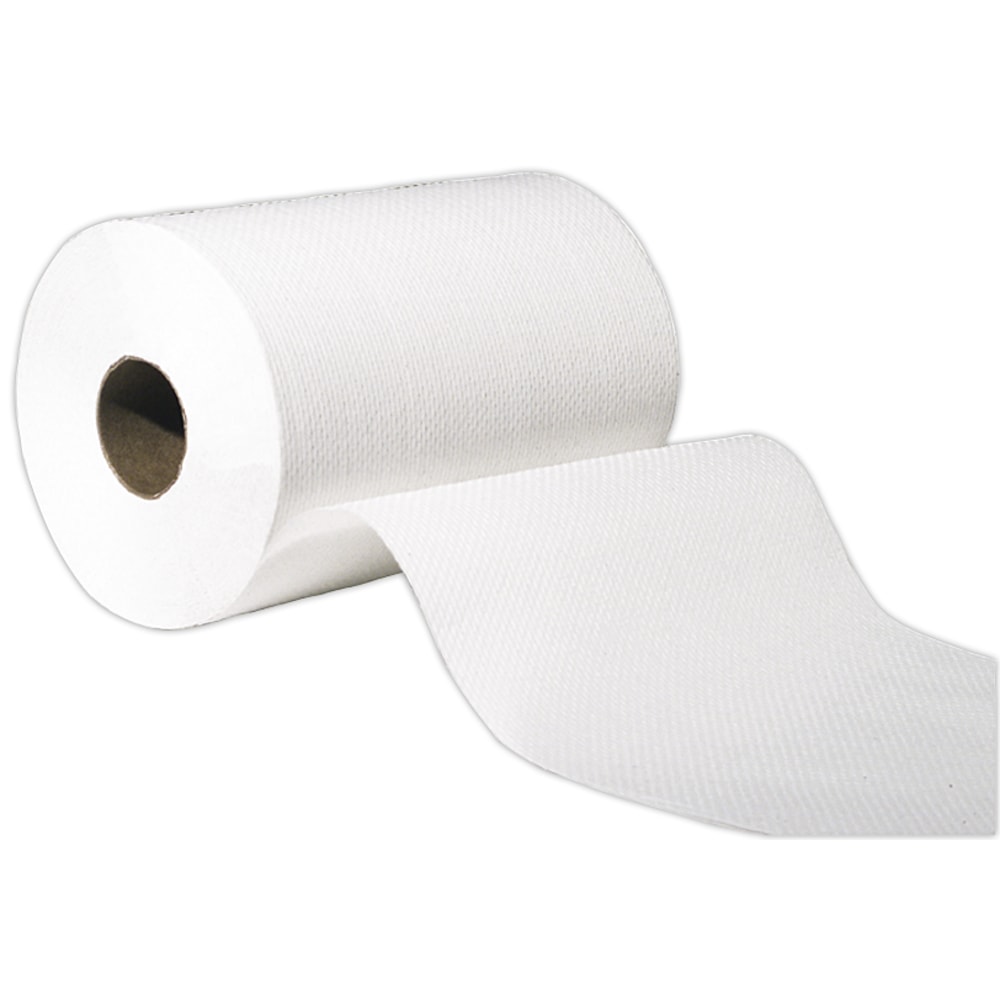 Genuine Joe Hardwound 1-Ply Paper Towels, 800ft Per Roll, Pack Of 6 Rolls (Min Order Qty 2) MPN:22700