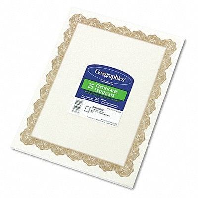 Certificate Paper Golden PK25 MPN:39451